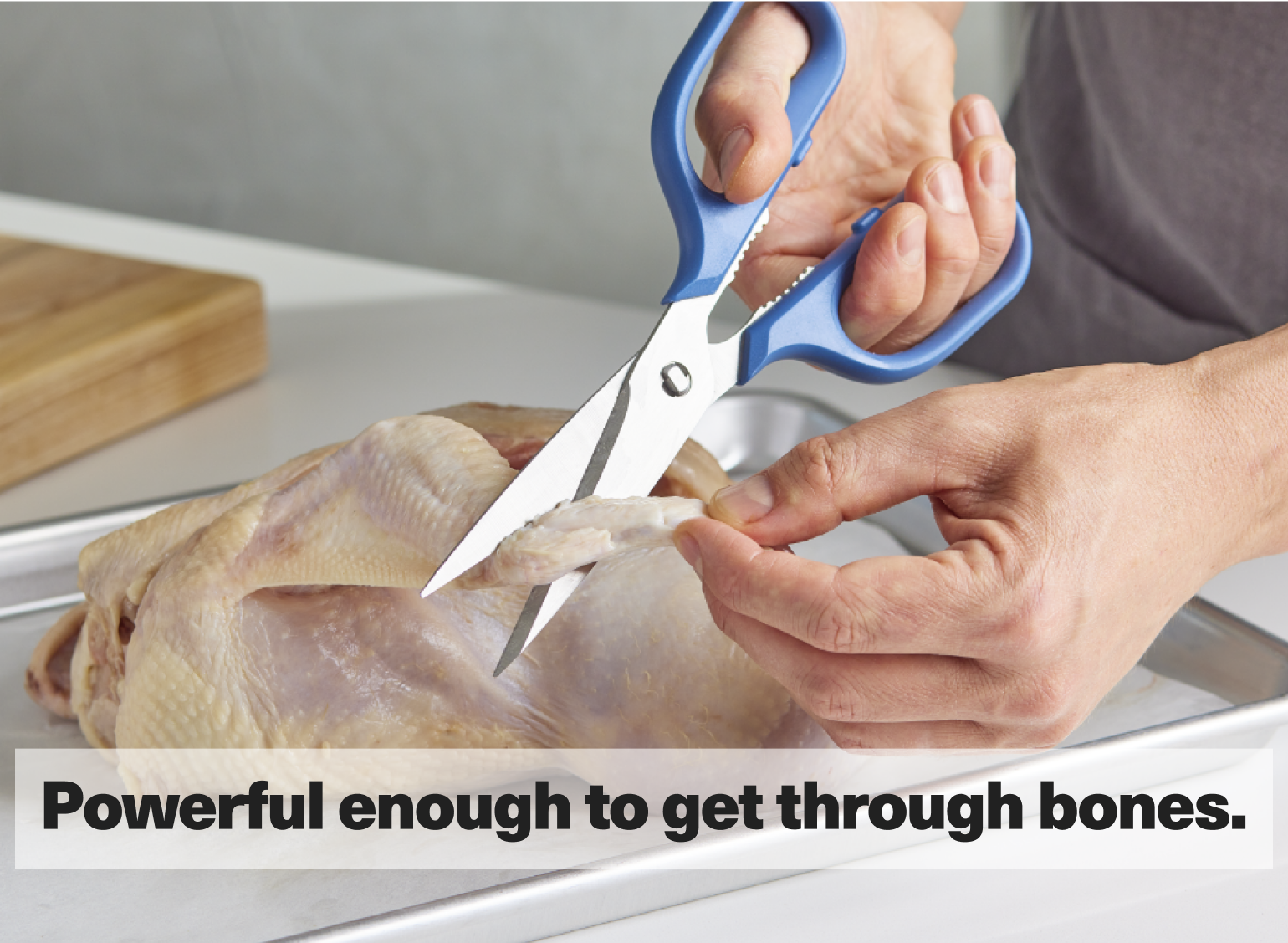 Powerful enough to get through bones.